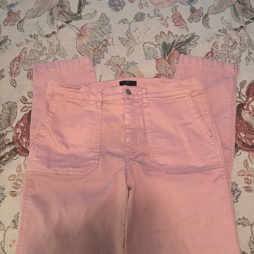 J. Crew Women’s Vintage Straight Cargo Pants patch pocket pink Size 31T